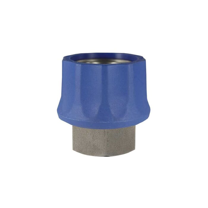Schnellkupplung ST-45 blau, DN=10mm, E=1/2“ IG, max. 250bar, max. 150°C, Edelstahl