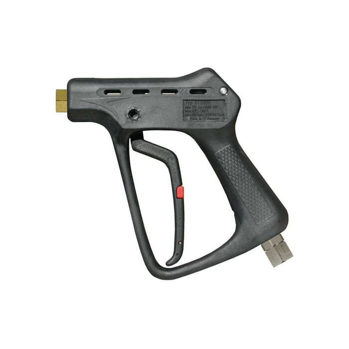 HD-Pistole ST-2000 mit Drehgelenk, E=3/8“ IG drehbar, A=1/4“ IG, max. 275 bar, max. 150°C, max. 45 L/min