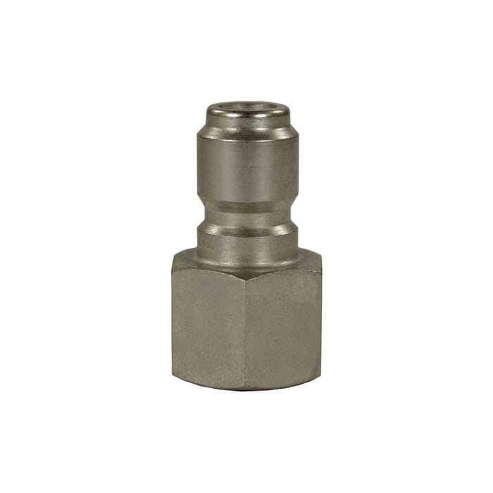 Schnellkupplungsnippel SP-20, DN=8mm, E=1/4“ IG, max. 150bar, max. 100°C, Stahl verz.