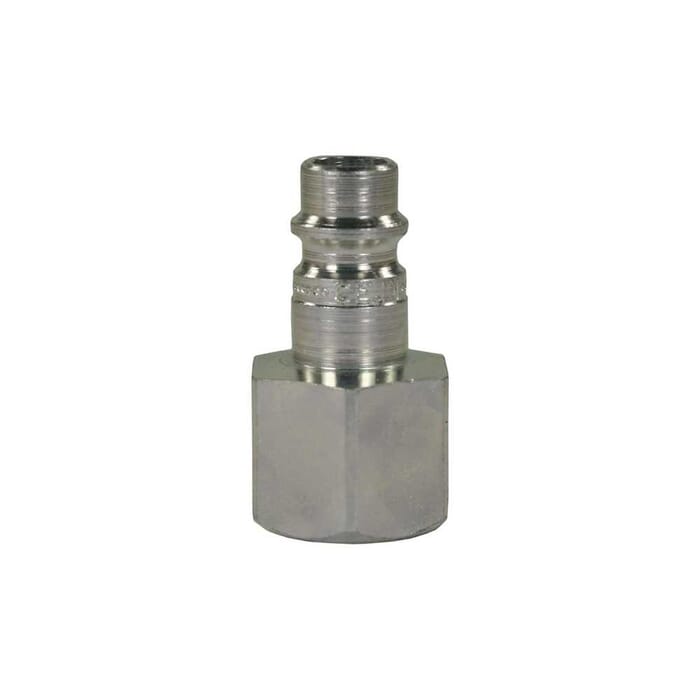 Schnellkupplungsnippel CR, DN=7,4mm, E=1/4“ IG, max. 250bar, max. 100°C, Stahl vern.