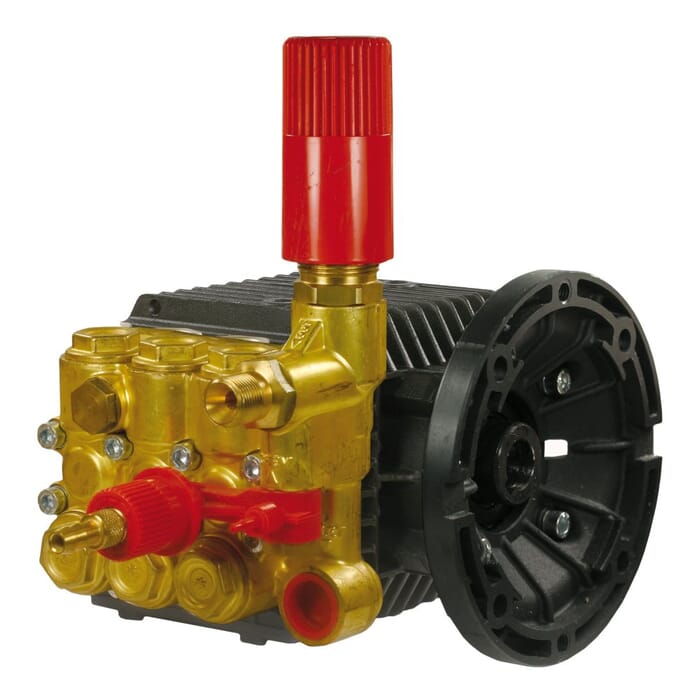 Interpump Pumpe W 140 Version BV incl. Umlaufventil, max. 12L/min, max. 140 bar, 1450 U/min, 3 kW